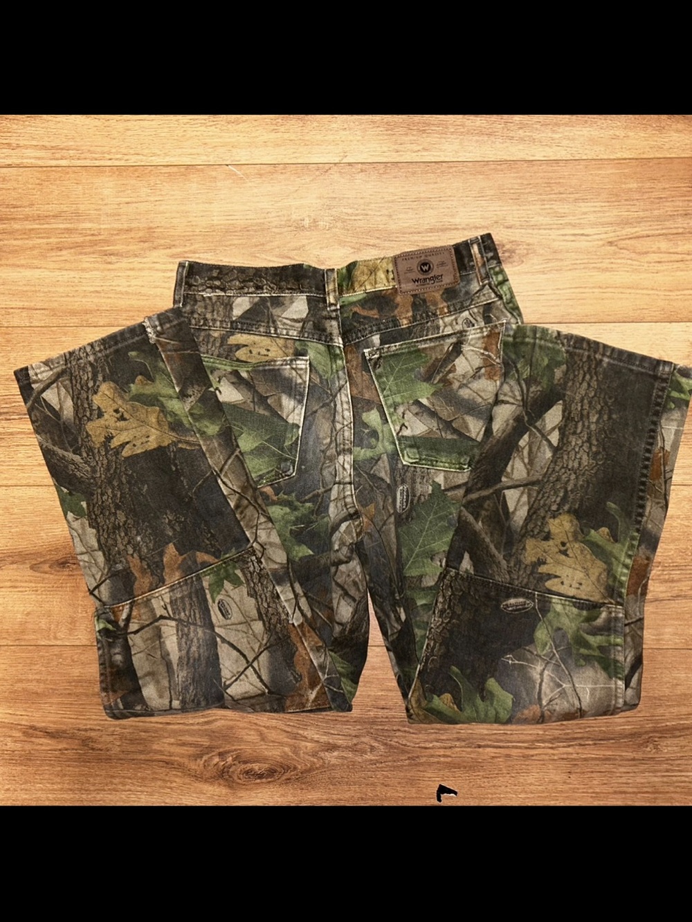 Boys VTG Camo Wranglers - size 16